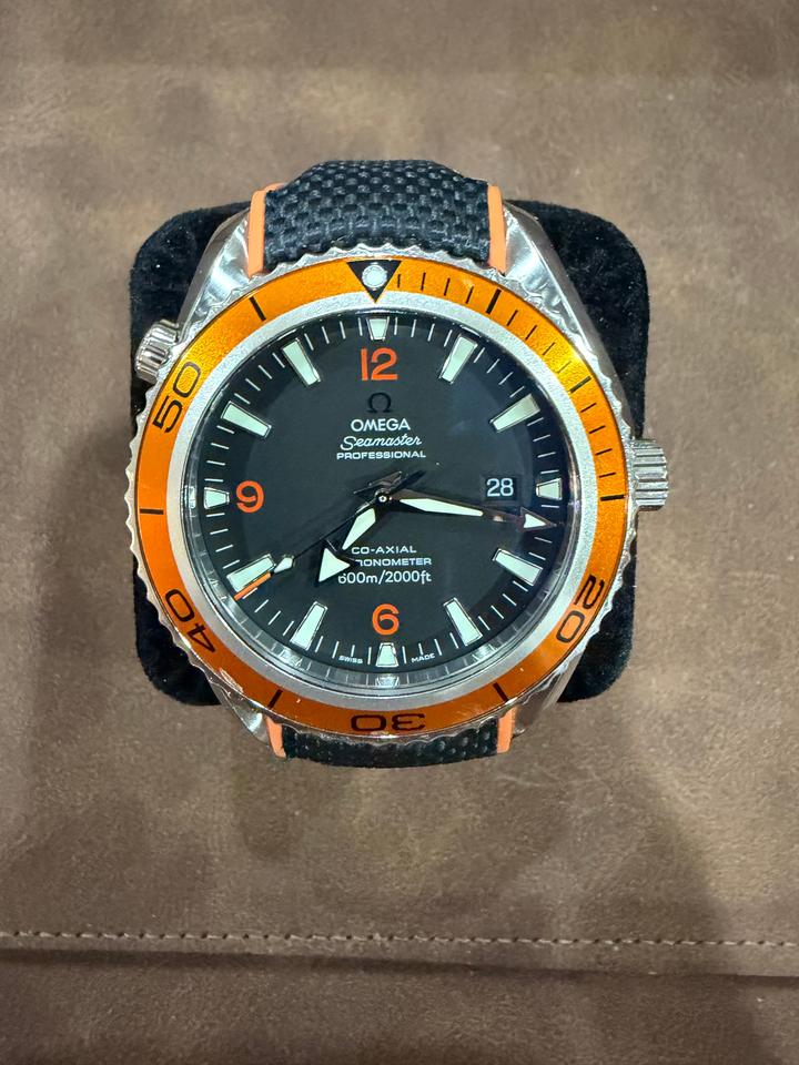 Omega Seamaster Planet Ocean Ref. 2908.50.83 Orange Rubber Strap - product image 1
