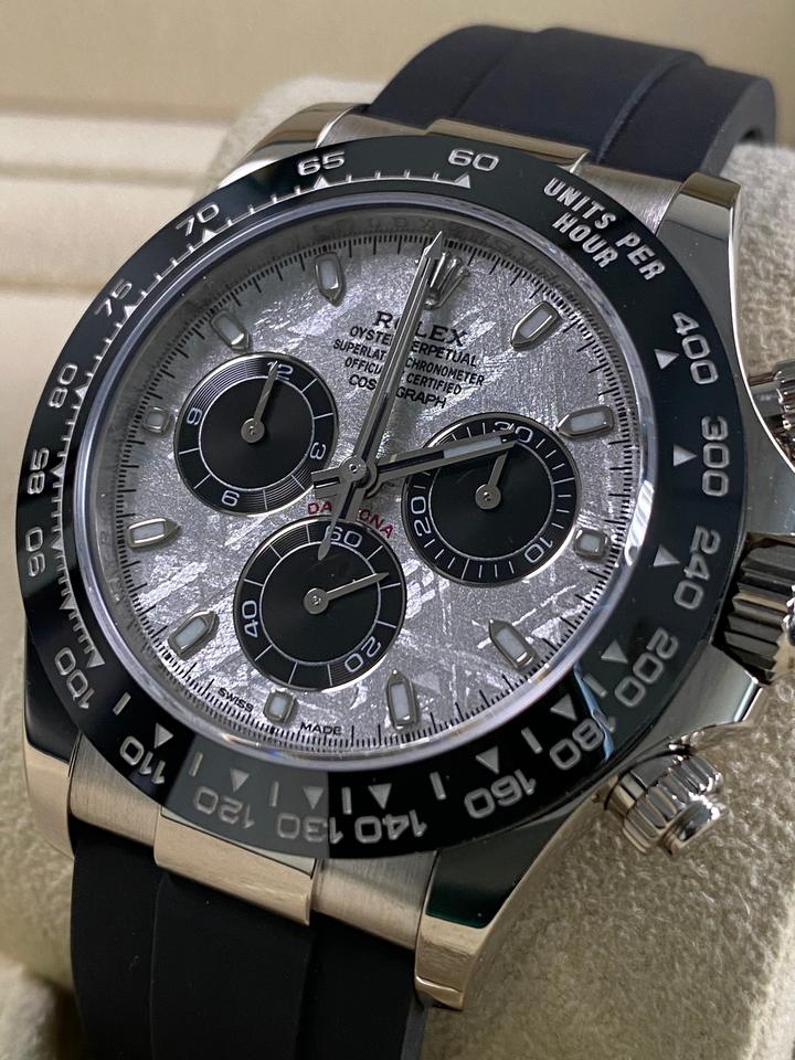 Rolex Daytona Ref. 116519LN White Gold Meteorite Dial Full Set (2023) - product image 4