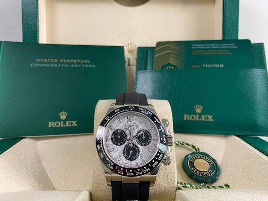 Rolex Daytona Ref. 116519LN White Gold Meteorite Dial Full Set (2023) - product image 1