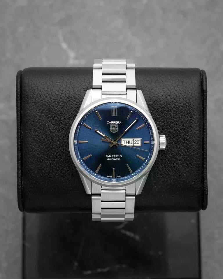 TAG Heuer Carrera Calibre 5 Ref. WAR201E.BA0723 Blue Day-Date - product image 1