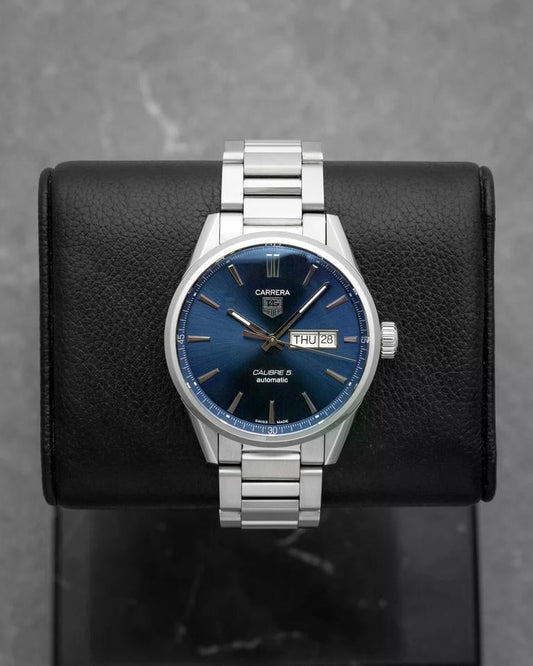 TAG Heuer Carrera Calibre 5 Ref. WAR201E.BA0723 Blue Day-Date - product image 1