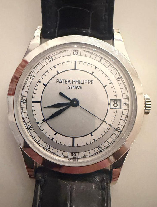 Patek Philippe Calatrava Ref. 5296 White Gold Silver Dial (Circa 2005) - product image 1
