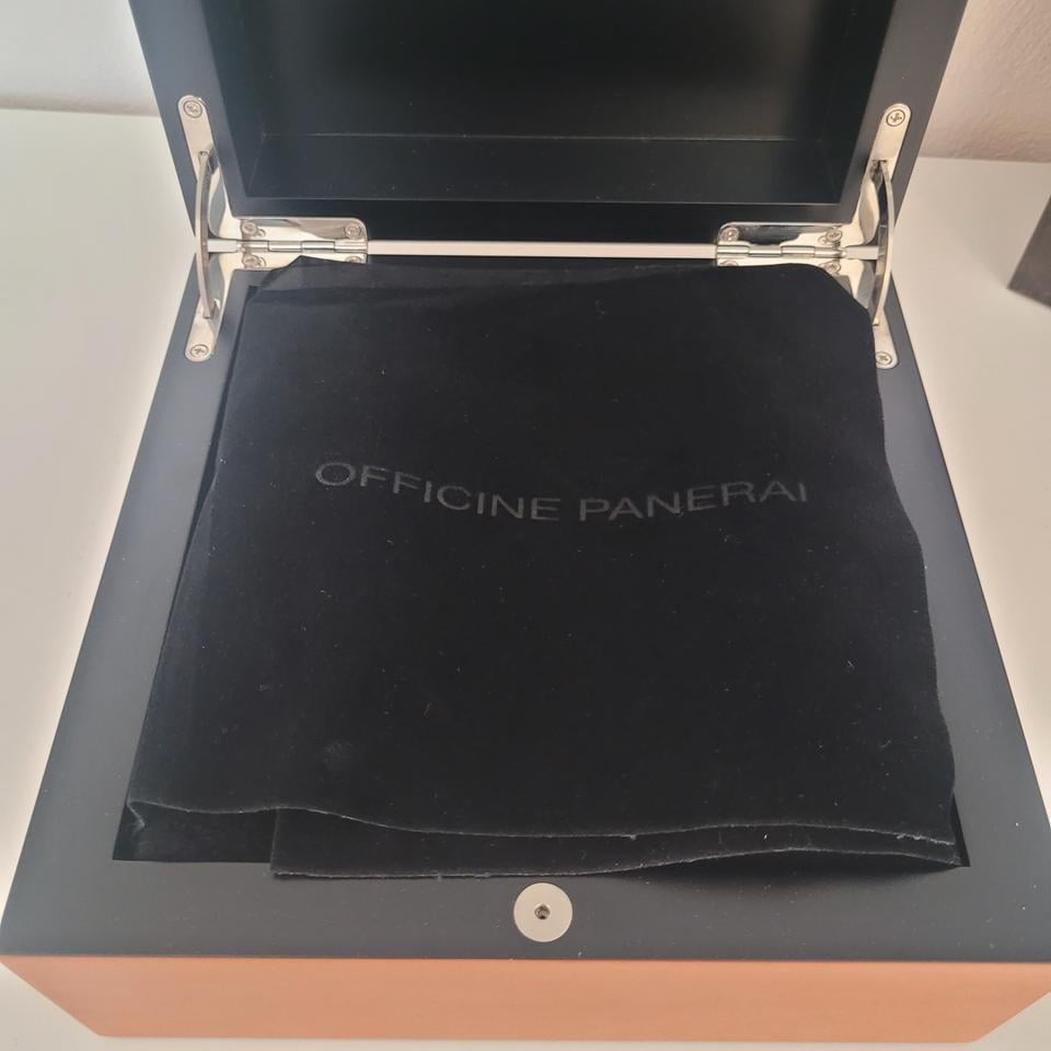 Panerai Luminor Rattrappante 1950 Wooden Box with Accessories and Strap - product image 2
