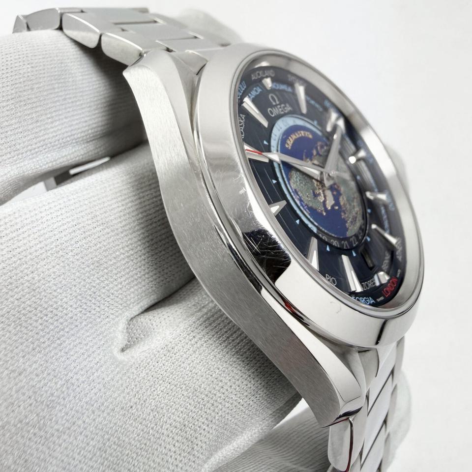 Omega Seamaster Aqua Terra Worldtimer Ref. 220.10.43.22.03.001 Blue Full Set (2022) - product image 3