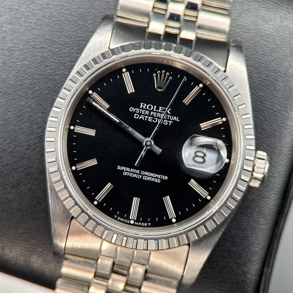 Rolex Datejust 36 Ref. 16220 Black Dial (Circa 1989) - product image 1