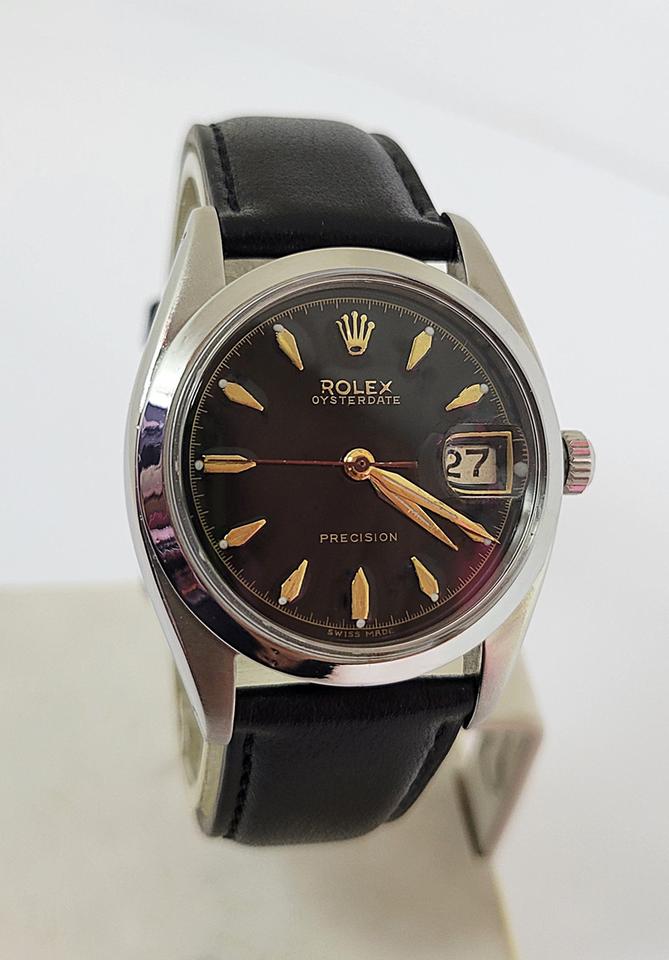 Vintage Rolex Oysterdate Precision Ref. 6694 Black Dial (1957) - product image 1
