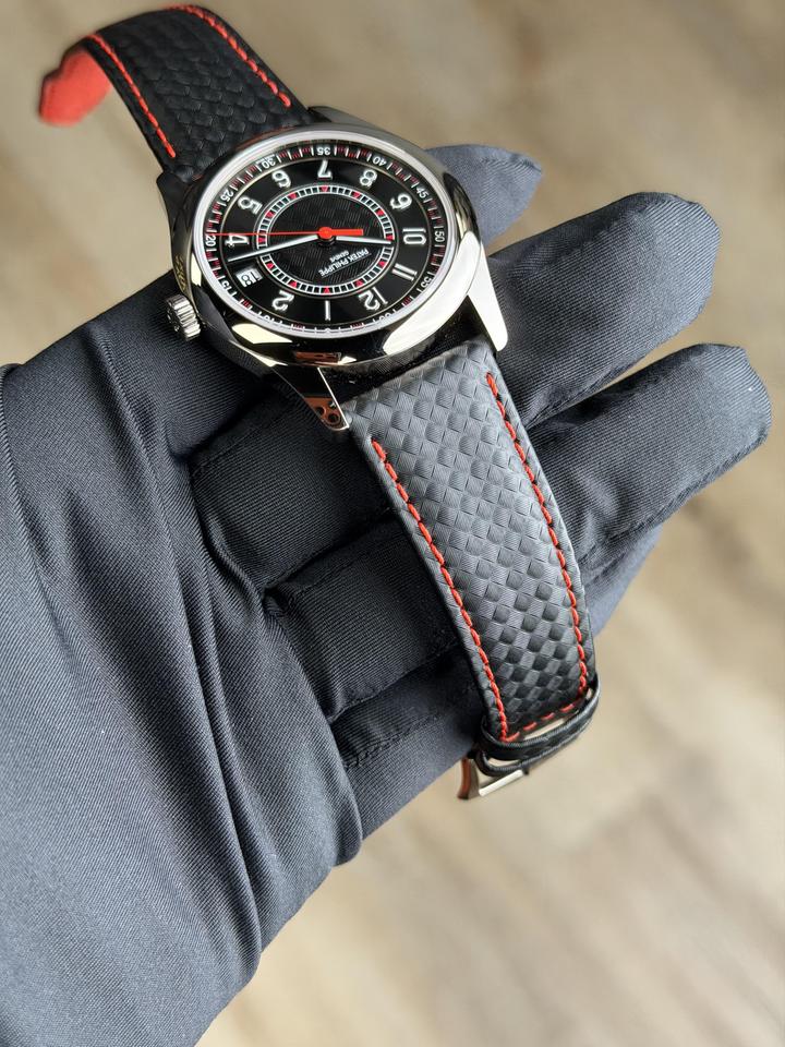 Patek Philippe Calatrava 6007G-010 Black Red Dial Full Set (2023) - product image 4