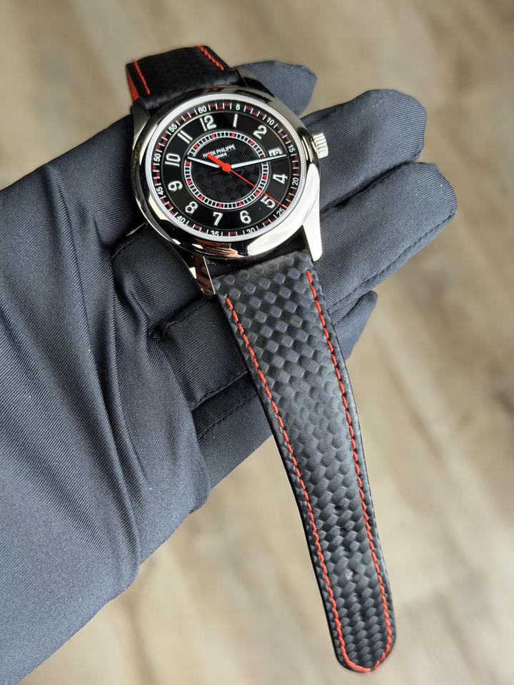 Patek Philippe Calatrava 6007G-010 Black Red Dial Full Set (2023) - product image 2