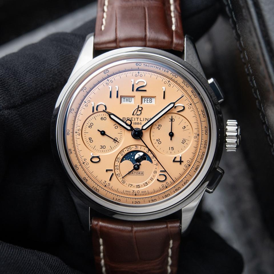Breitling Premier B25 Datora Ref. AB2510201K1P1 Copper Dial - product image 1