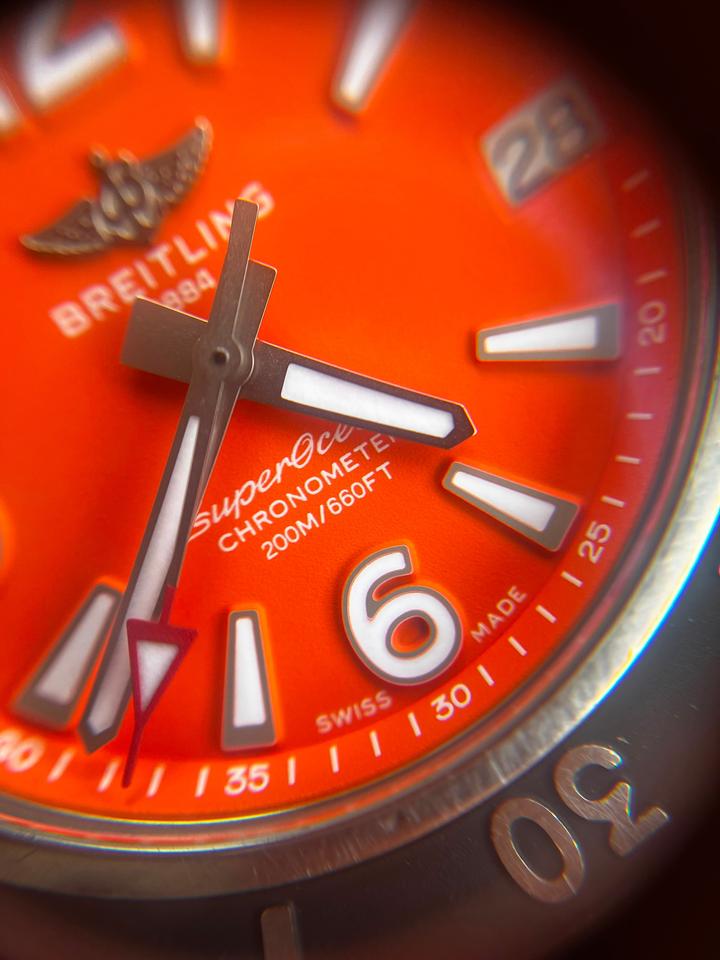 Breitling Superocean Automatic 36 Ref. A17316D71O1S1 Orange Dial - product image 3