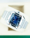 Cartier Santos Large Blue Dial