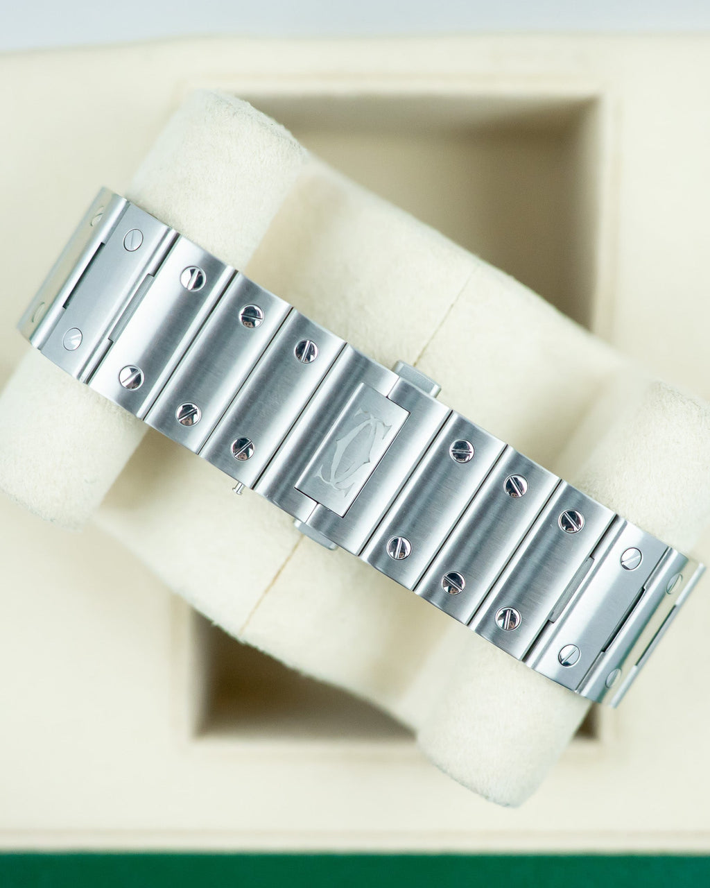 Cartier Santos Large Blue Dial