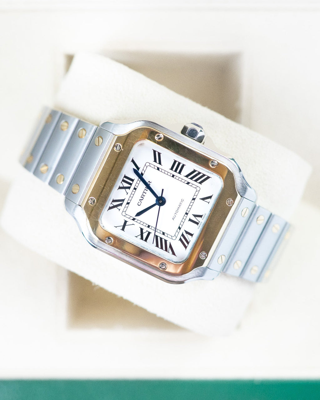 Cartier Santos Medium Two-Tone Yellow Gold